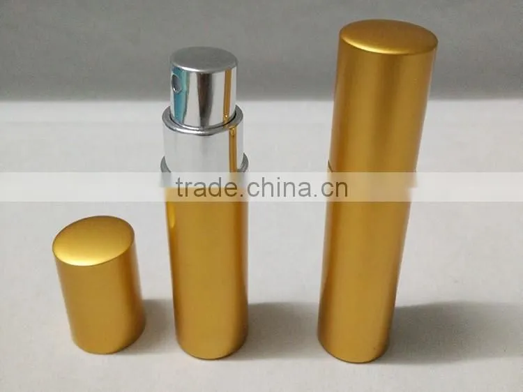 Aluminum eiffel body shape Perfume Mist Sprayer Bottle with sprayer