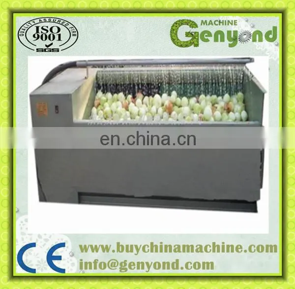 Factory Genyond Hot sales Industrial full automatic onion peeler peeling & roots tails two edds cutting machine