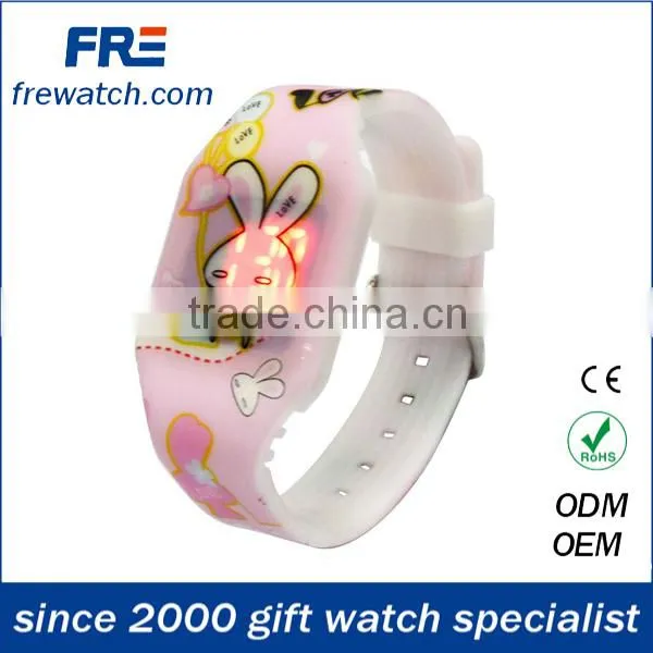 new arriving cartoon pattern lovely led watch for children