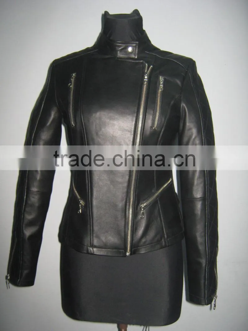stylish genuine leather jackets black sheep nappa