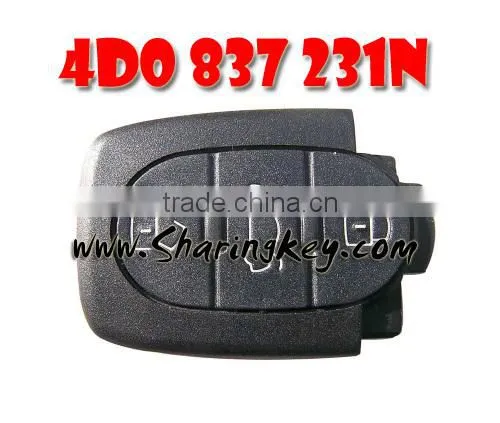 High quality 3 Button Remote Control(4D0837231N) for Aud