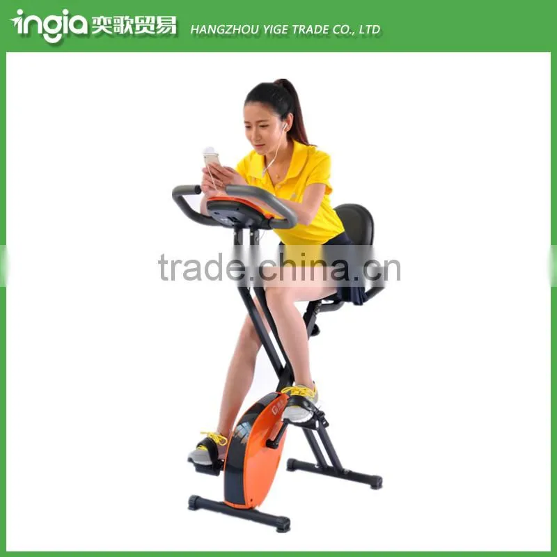 X-Bike Confidence Fitness Folding Stationary Upright Magnetic Exercise Bike