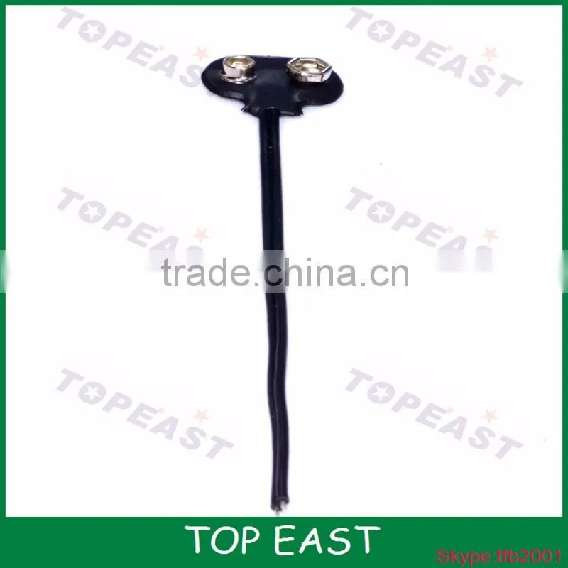 9v Volt battery Clip on Type Battery Snap Connector Lead Wire Plastic Head