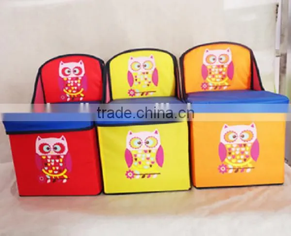 Hot Sale Carton Style Sundries Fabric Household Kids Storage Chairs
