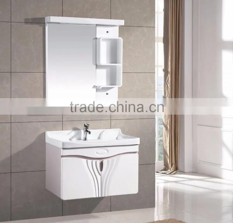 White bathroom cabinet pvc for contracted style(EAST-25141)