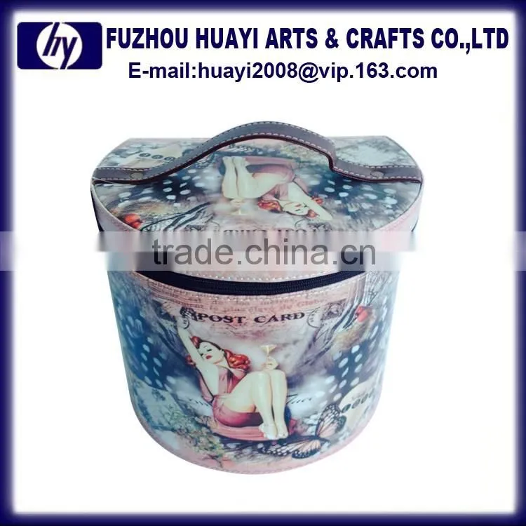Round gift box wholesale custom small tote gift box