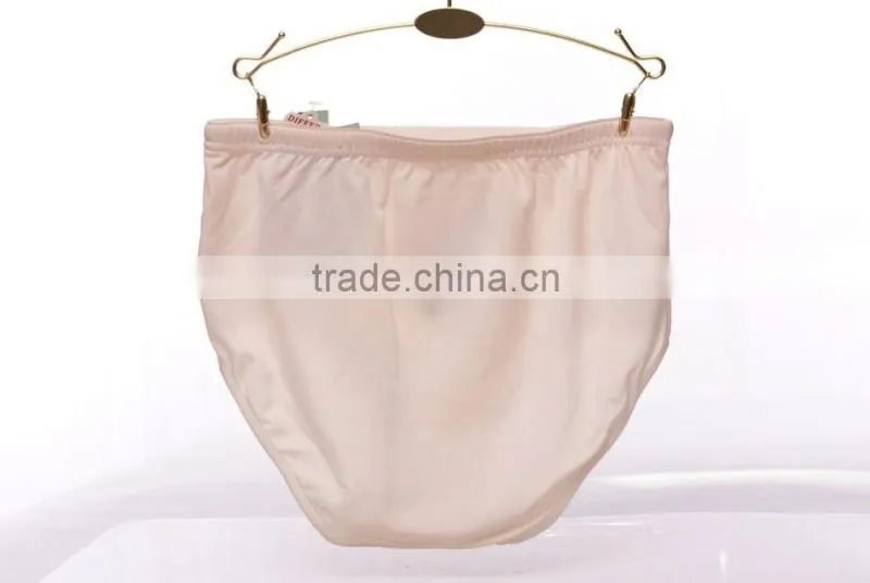 nylon milk silk fat woman panties