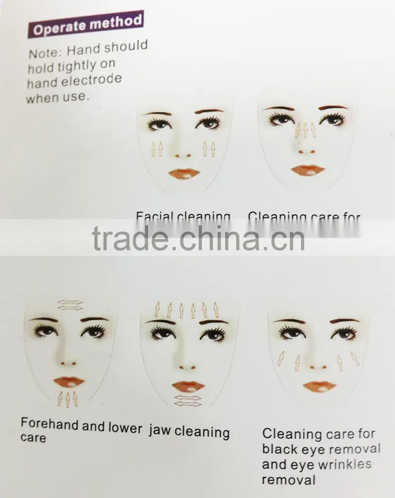portable rechargeable home use ultrasonic skin scrubber