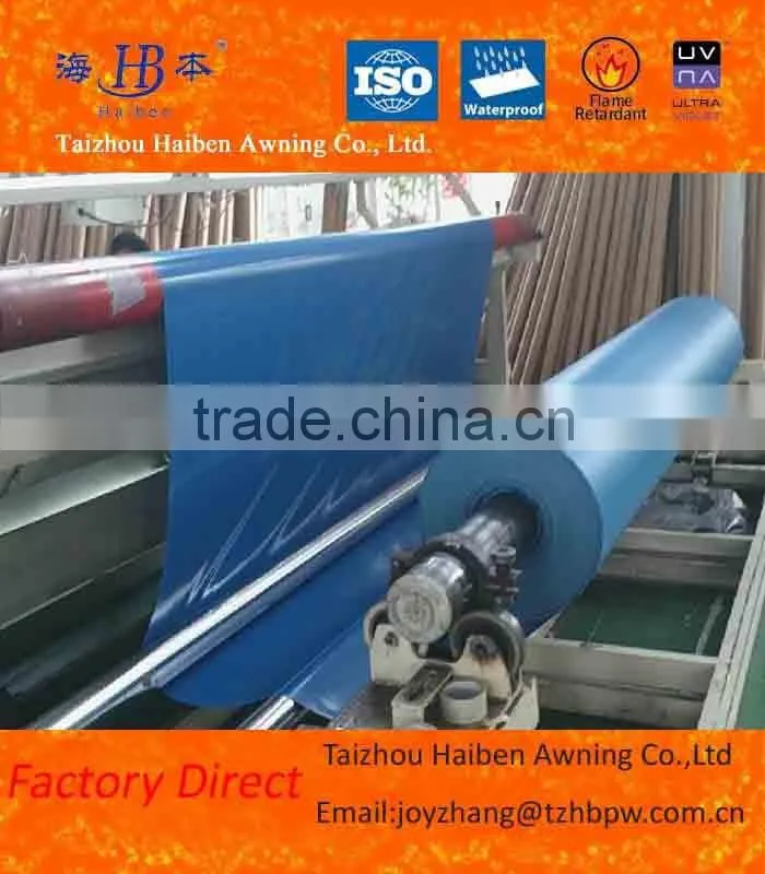 100% Polyester Waterproof Fireproof Anti-uc PVC Coated Tarpaulin Manufacturer
