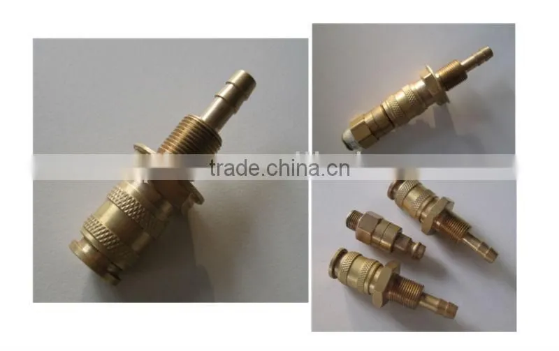 Brass Nickel Plating Weld check quick connector