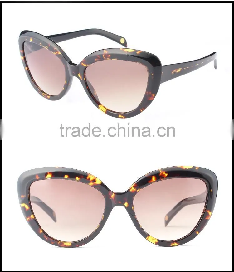 2015 Women Fashionable Cat Eye Sunglasses UV400 Polarized Sunglasses