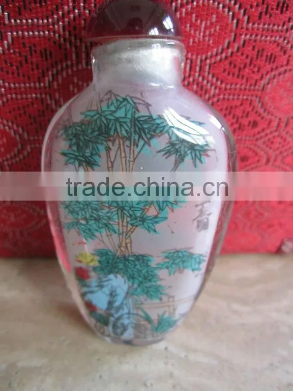 Chinese Traditional snuff box c/w Plum blossom cymbidum bambooand chrysantheum