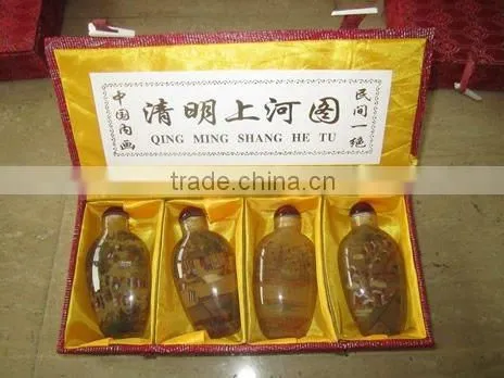 Chinese inside hand painted snuff bottle