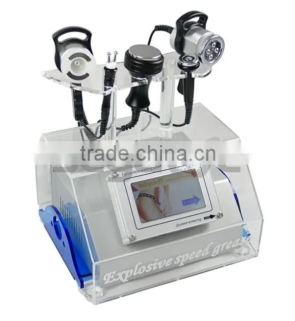Ultrasonic Liposuction Cavitation Vacuum Multipolar Microcurrent RF Slimming Machine