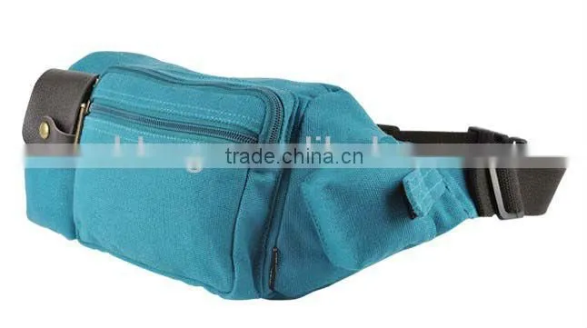 colored canvas waist bag