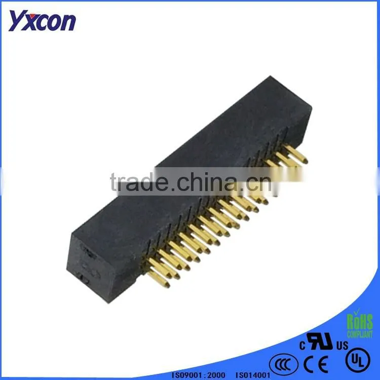 Dongguan factory 1.27mm pitch high quality dual row straight box header connector