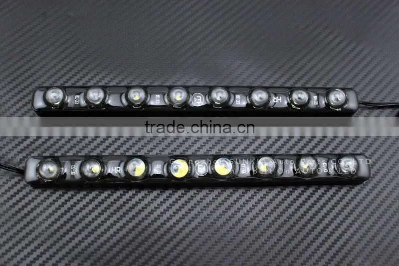 2015 New products long life High bright 8 LED CE ROHS drl light waterproof