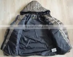Winter men's padding jacket with hoody padding jacket