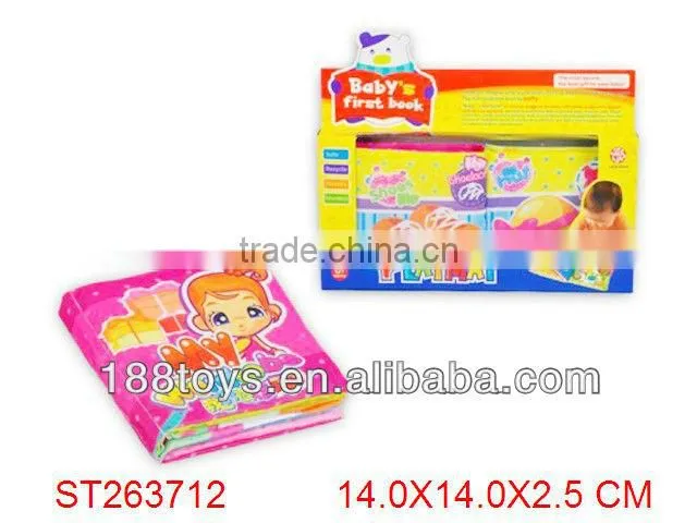 Learning & educational infant fabric soft cloth book for baby