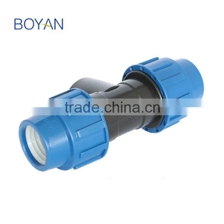 zhejiang plastic pipe fitting pp compression female tee