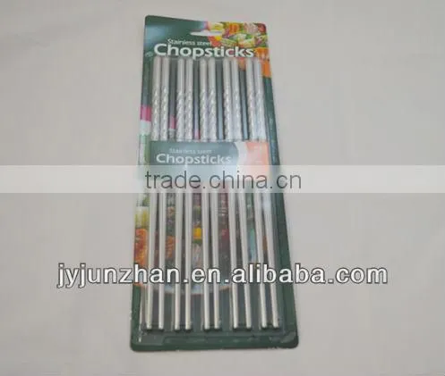 23cm chopsticks Stainless Steel 201 with nice design and high quality