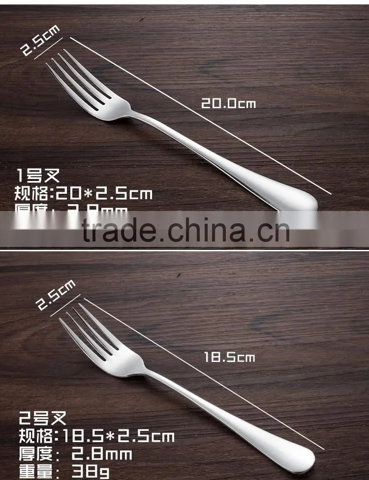 Attractive junzhan stainless steel fruit fork