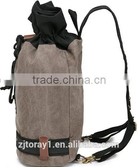Blue Canvas Cheap Designer Backpack Bag for Teenager School Backpack