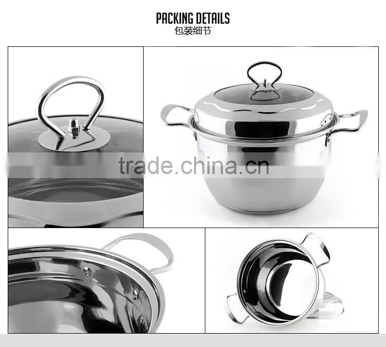 wholesale diamond stainless steel cookware china manufacture
