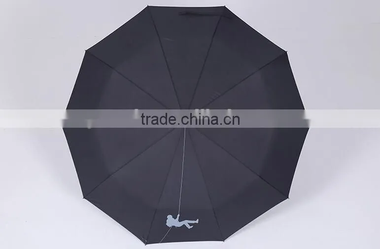 Customized Fashion Couple Umbrella Compact Quality windproof Foldable Umbrella