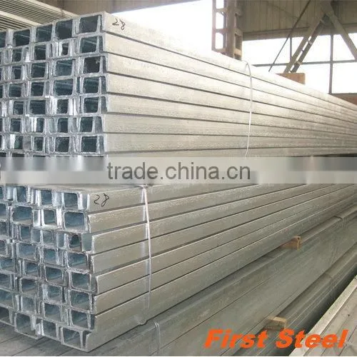 galvanized channel steel dimensions