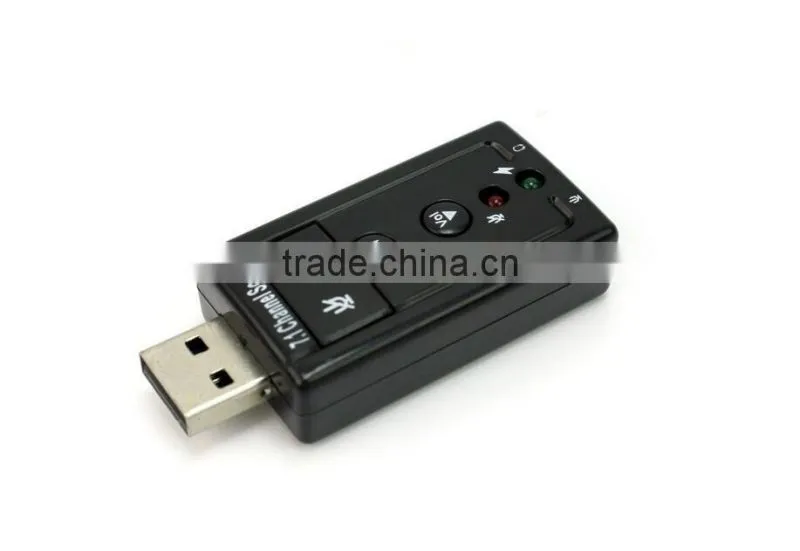 USB Virtual 7.1 Channel External Sound Card Audio Adapter