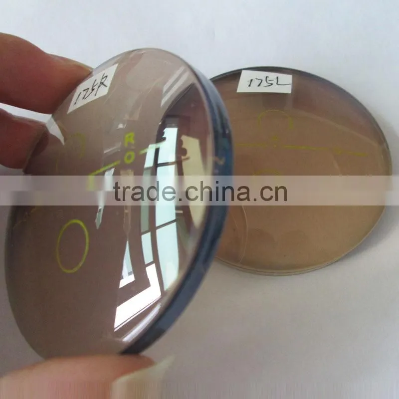 1.523 glass and 1.56 resin progressive pgx lenses for eyeglasses
