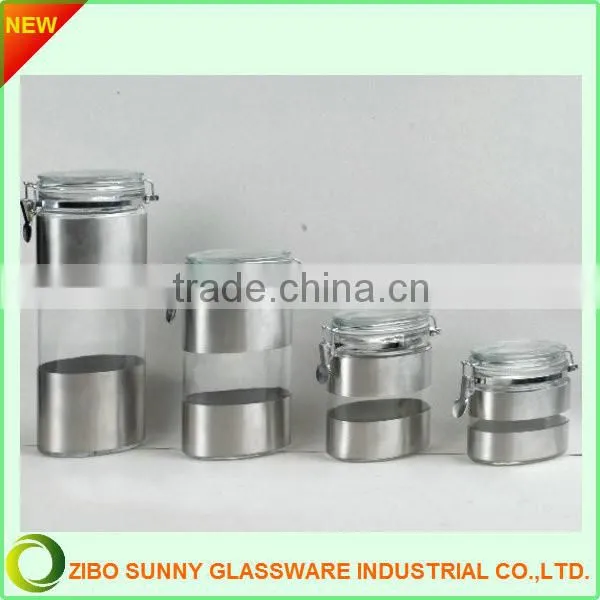 Glass Storage Jar with Glass lid