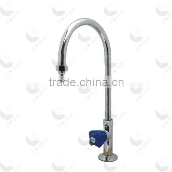 2015 laboratory fittings high quality low price Stainless Steel Gooseneck Faucet
