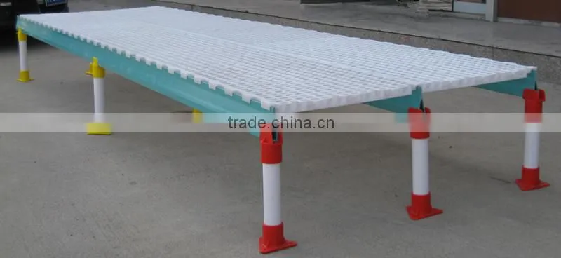 Popular Shandong Province plastic slats flooring for professional poultry farms/poultry plastic slat floor
