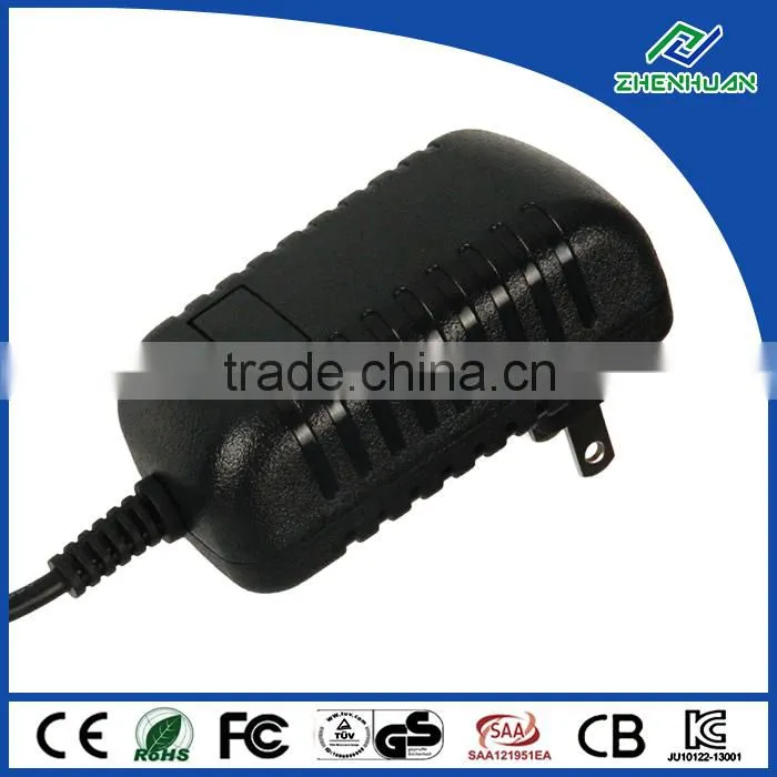 CCTV camera power supply 5V 1.5A ip camera adapter with CE FCC SAA