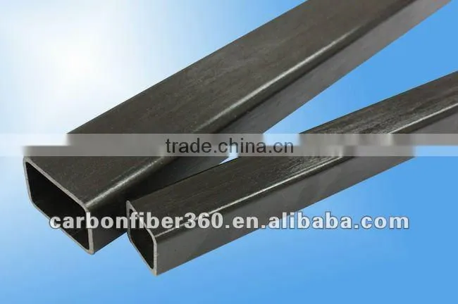 36mm Diameter Twill Glossy Laminated Carbon Fiber Oval Tube, Strong CFR Tubes