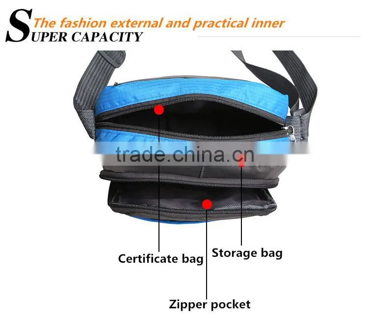 fashion leisure waterproof messenger bag single shoulder bag