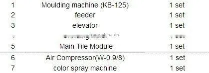 KB-125C Hydraulic Press Concrete Tile Making Machine
