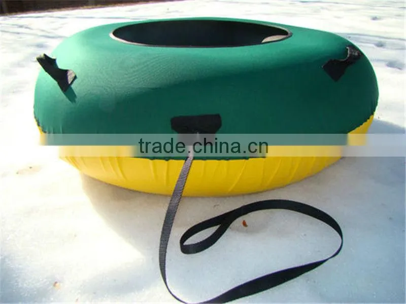 towable snow tube cover with fabric pvc inflatable water slide for adult