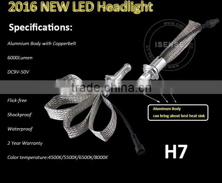 h7 led headlight bulb