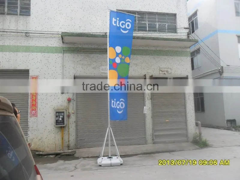 4m/5m/6m/7m aluminum flag and flagpole promotion flags and banners
