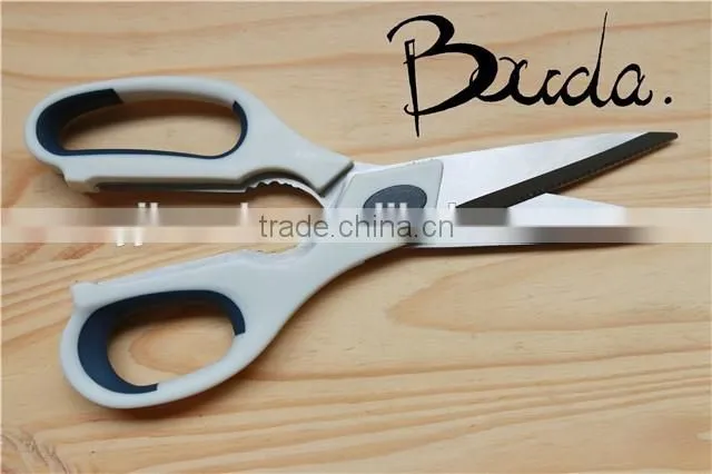 Multifunction high quality kitchen scissors with strong handle BD-S1705