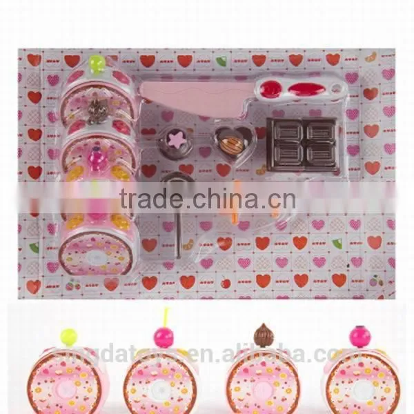 Hot Sale Kids Play House Toy Birthday Cake Model
