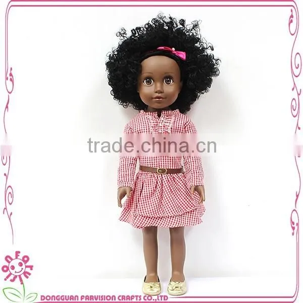 Afro hair style dolls 18 inch girl black
