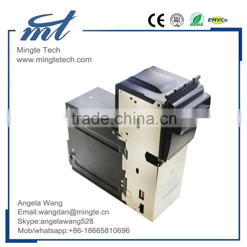 RS232 4 Way Insertion Bill Acceptor With Lockable Secure Stacker