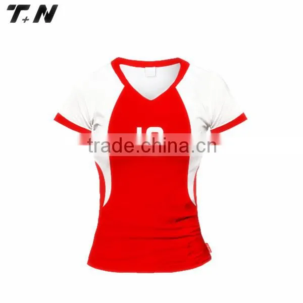 100%polyester training volleyball uniform for ladies