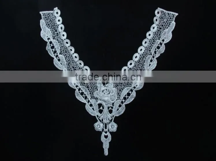 Polyester Embroidery Lace Garment Accessories Lace Dress Collar Lace