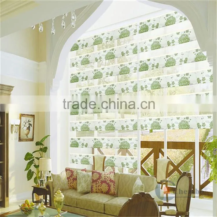 Wholesale fabric zebra blinds with metal roller blind bracket