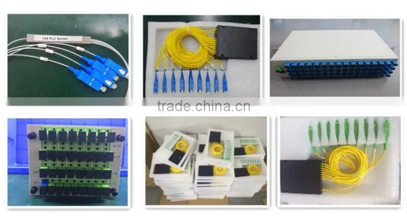 Optical path devices Optical Splitter 1 to 8 PLC splitter 1x8 G657A LC connector